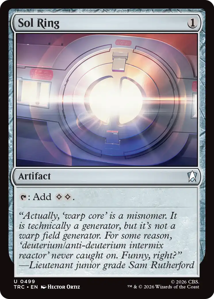 Sol Ring (Surge Foil) [Star Trek Commander] | Exor Games Summserside