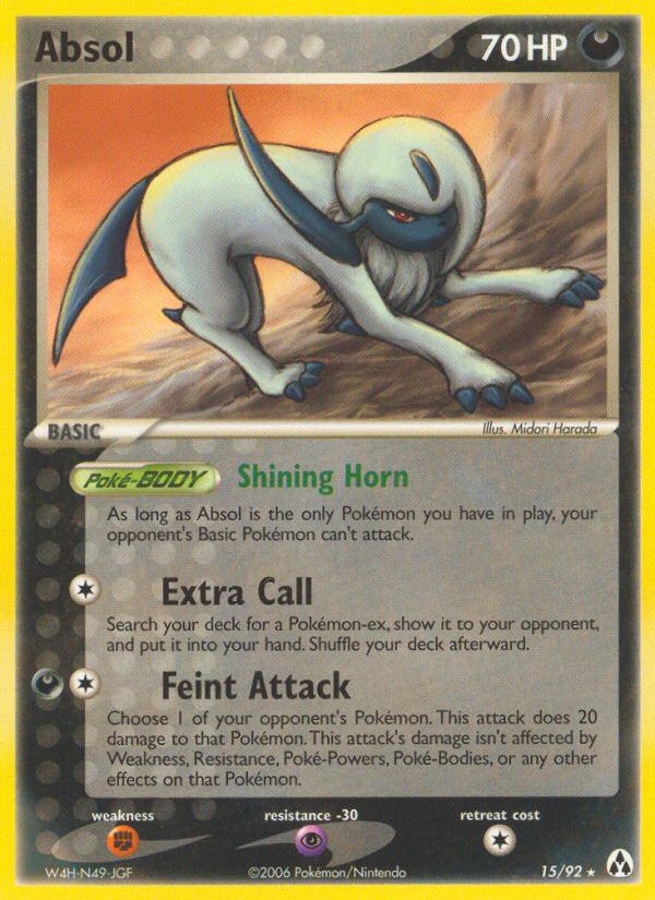 Absol (15/92) [EX: Legend Maker] | Exor Games Summserside
