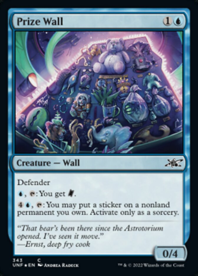 Prize Wall (Galaxy Foil) [Unfinity] | Exor Games Summserside