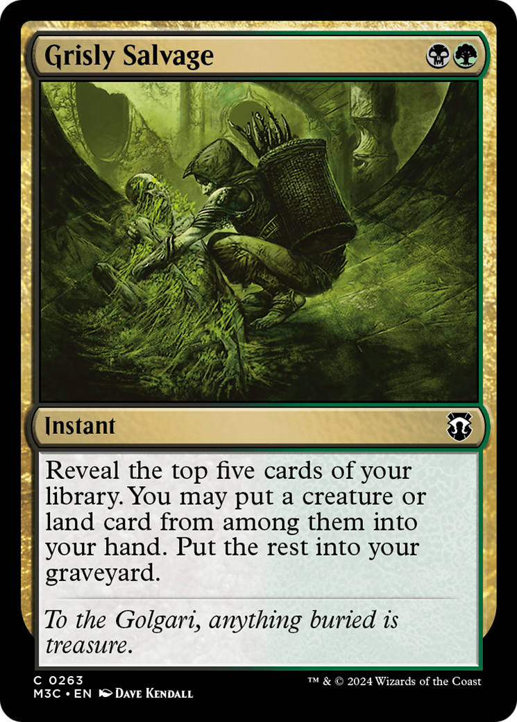 Grisly Salvage [Modern Horizons 3 Commander] | Exor Games Summserside