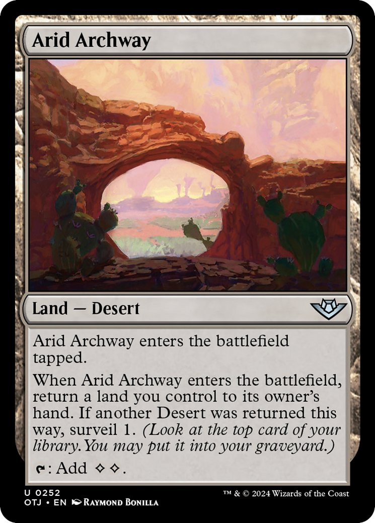 Arid Archway [Outlaws of Thunder Junction] | Exor Games Summserside