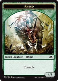 Rhino (013) // Spirit (016) Double-Sided Token [Modern Horizons Tokens] | Exor Games Summserside