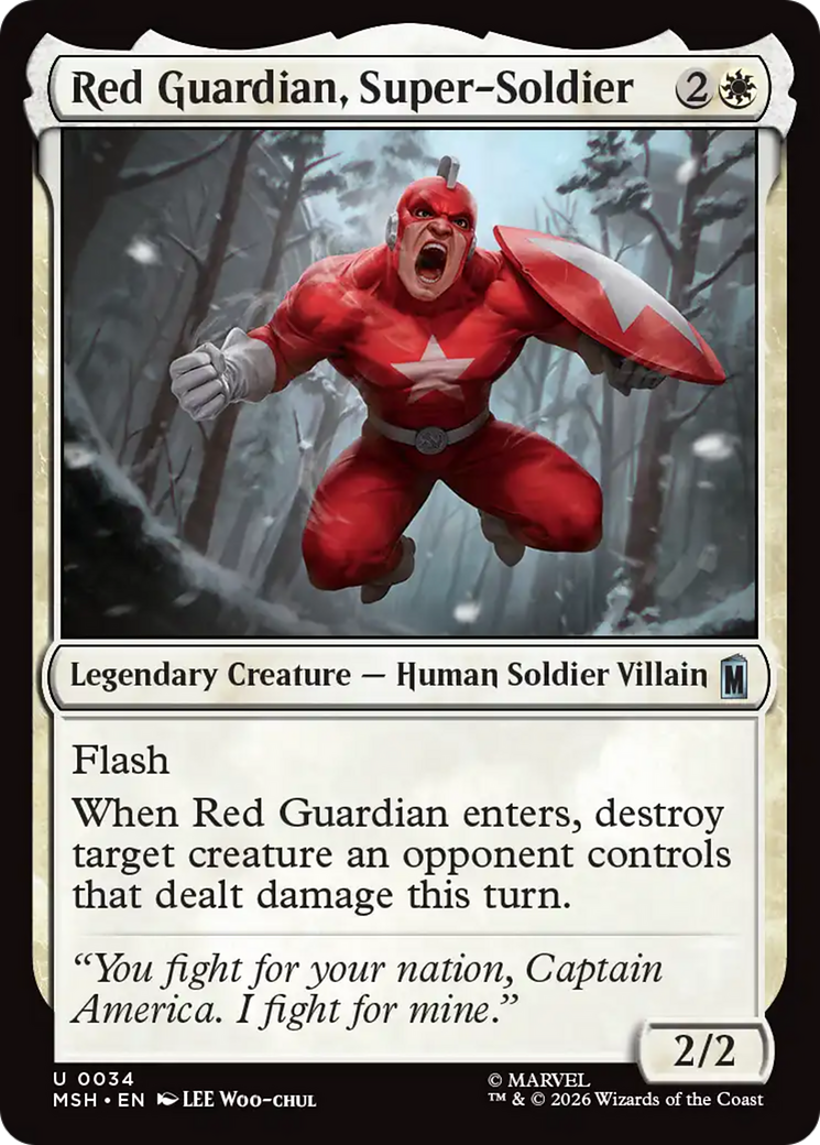 Red Guardian, Super-Soldier [Marvel Super Heroes] | Exor Games Summserside