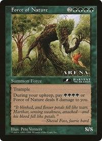 Force of Nature (Oversized) [Oversize Cards] | Exor Games Summserside