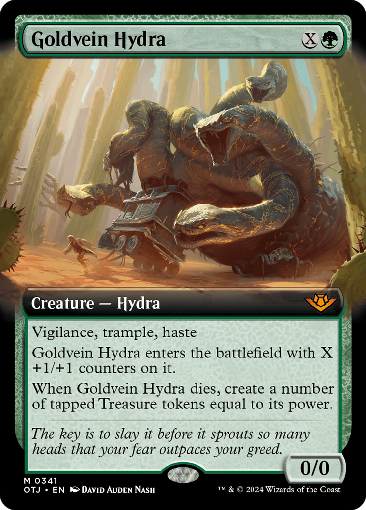 Goldvein Hydra (Extended Art) [Outlaws of Thunder Junction] | Exor Games Summserside