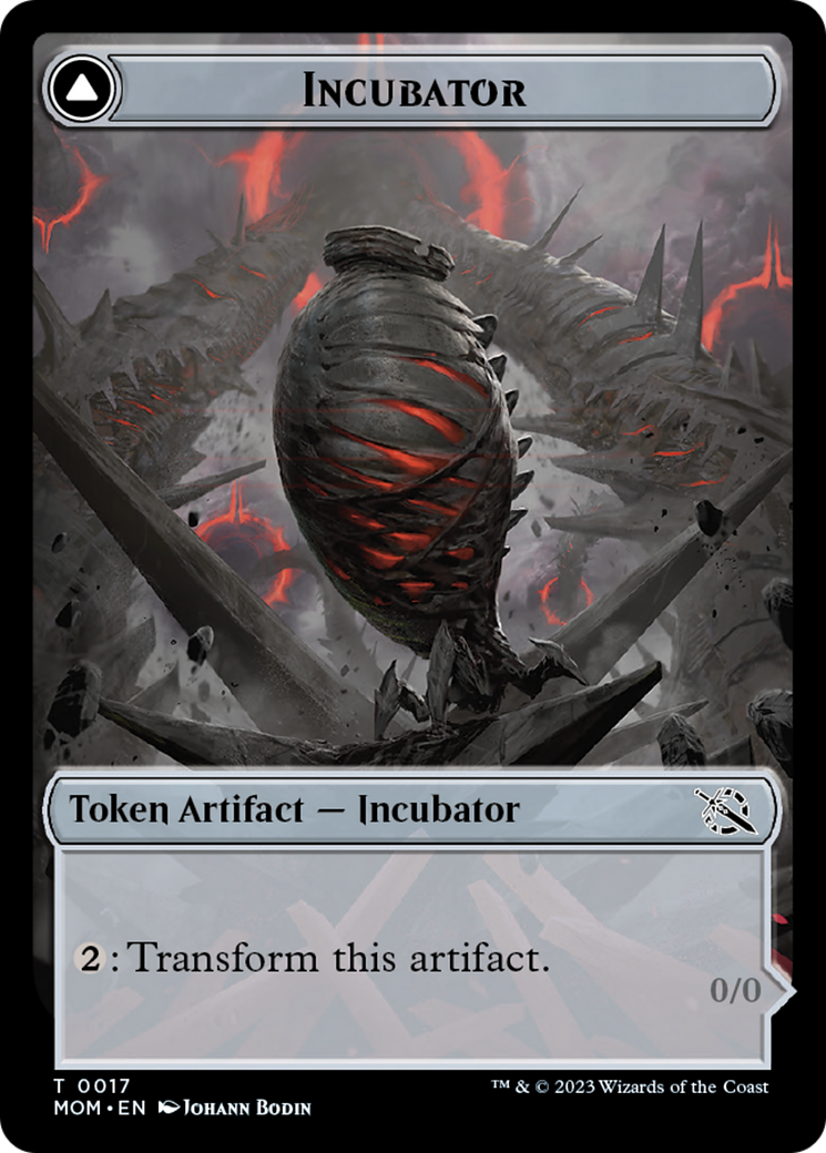 Incubator // Phyrexian (17) Double-Sided Token [March of the Machine Tokens] | Exor Games Summserside