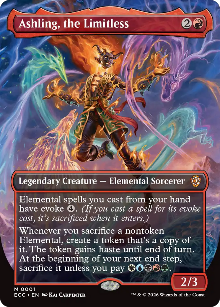 Ashling, the Limitless (Borderless) [Lorwyn Eclipsed Commander] | Exor Games Summserside