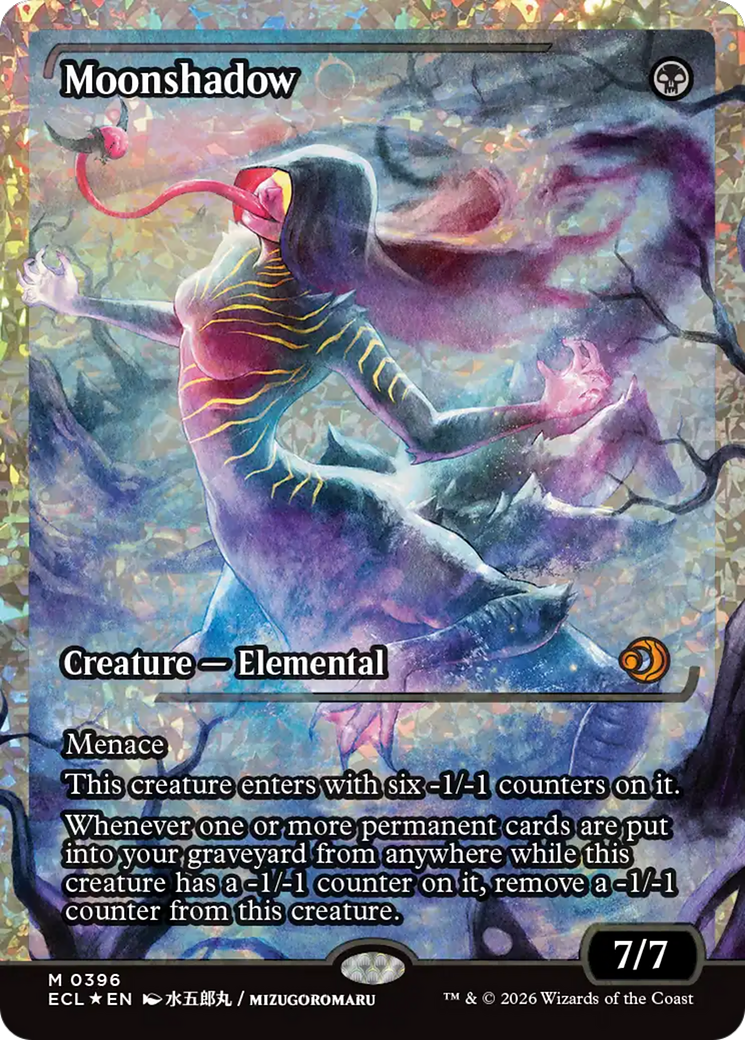 Moonshadow (0396) (Showcase) (Fracture Foil) [Lorwyn Eclipsed] | Exor Games Summserside