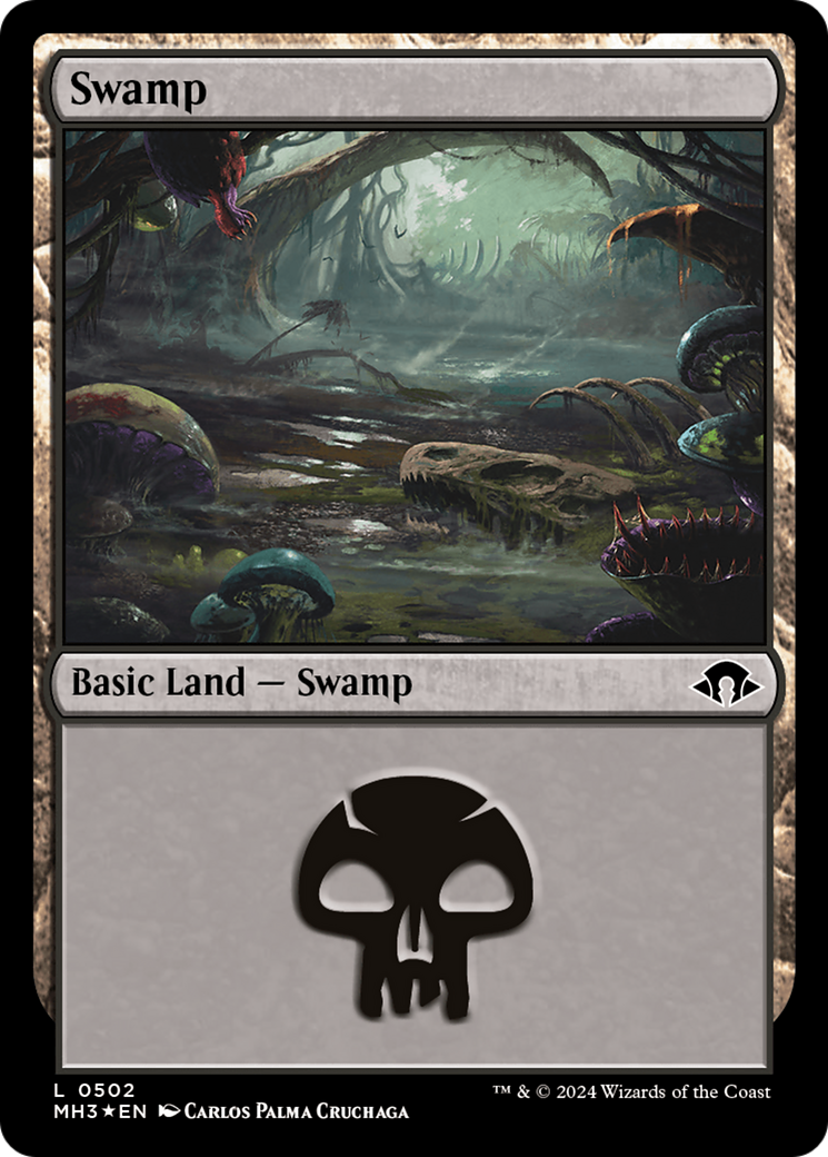 Swamp (0502) (Ripple Foil) [Modern Horizons 3] | Exor Games Summserside