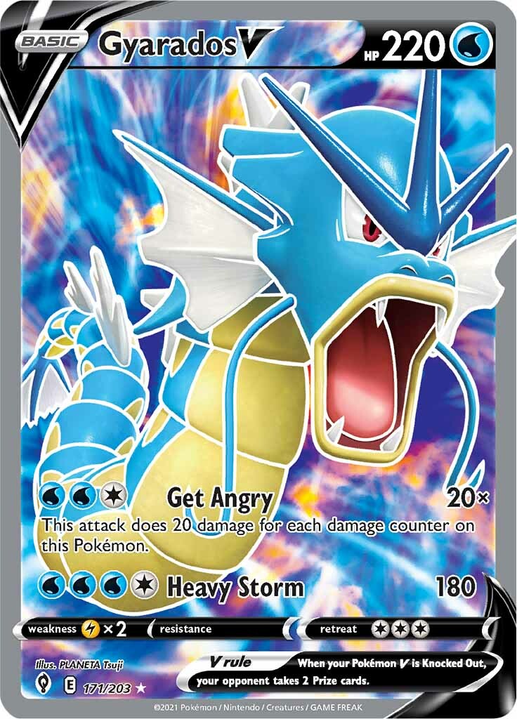 Gyarados V (171/203) [Sword & Shield: Evolving Skies] | Exor Games Summserside