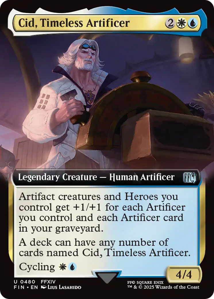 Cid, Timeless Artificer (Extended Art) [FINAL FANTASY] | Exor Games Summserside