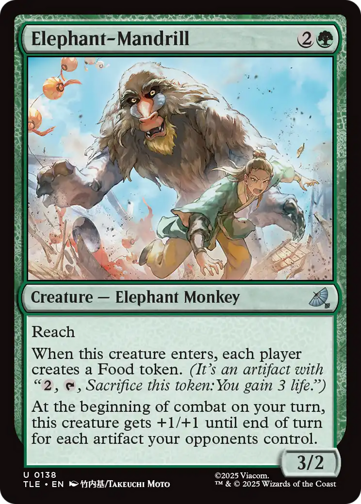 Elephant-Mandrill [Avatar: The Last Airbender: Eternal-Legal] | Exor Games Summserside