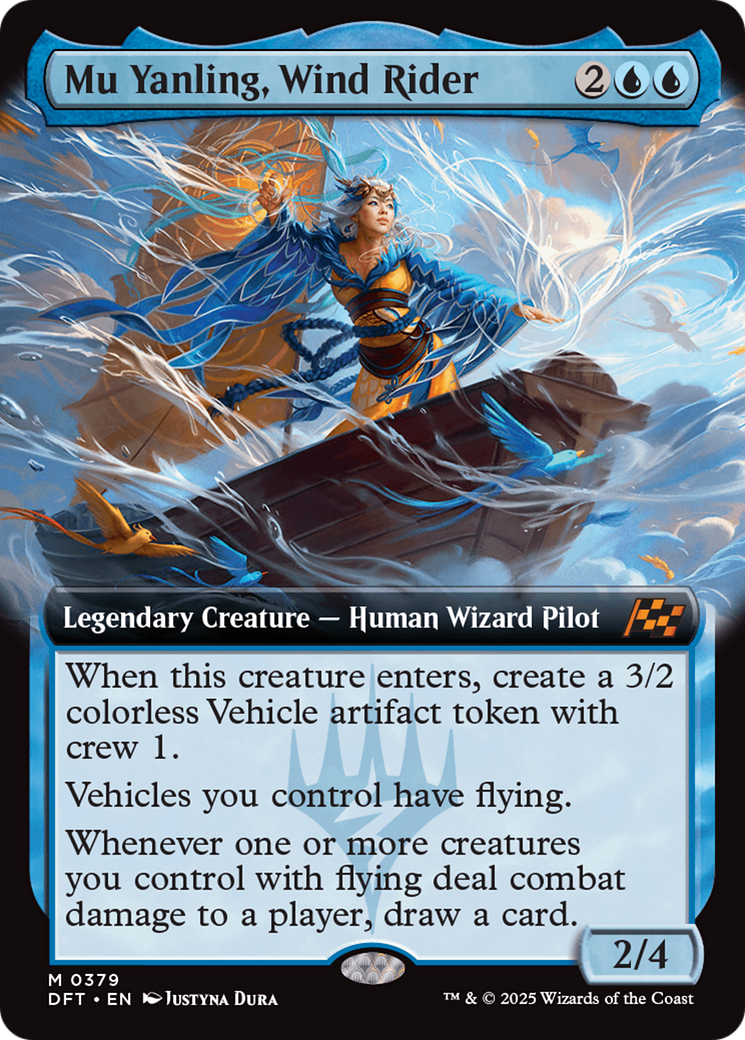 Mu Yanling, Wind Rider (Extended Art) [Aetherdrift] | Exor Games Summserside