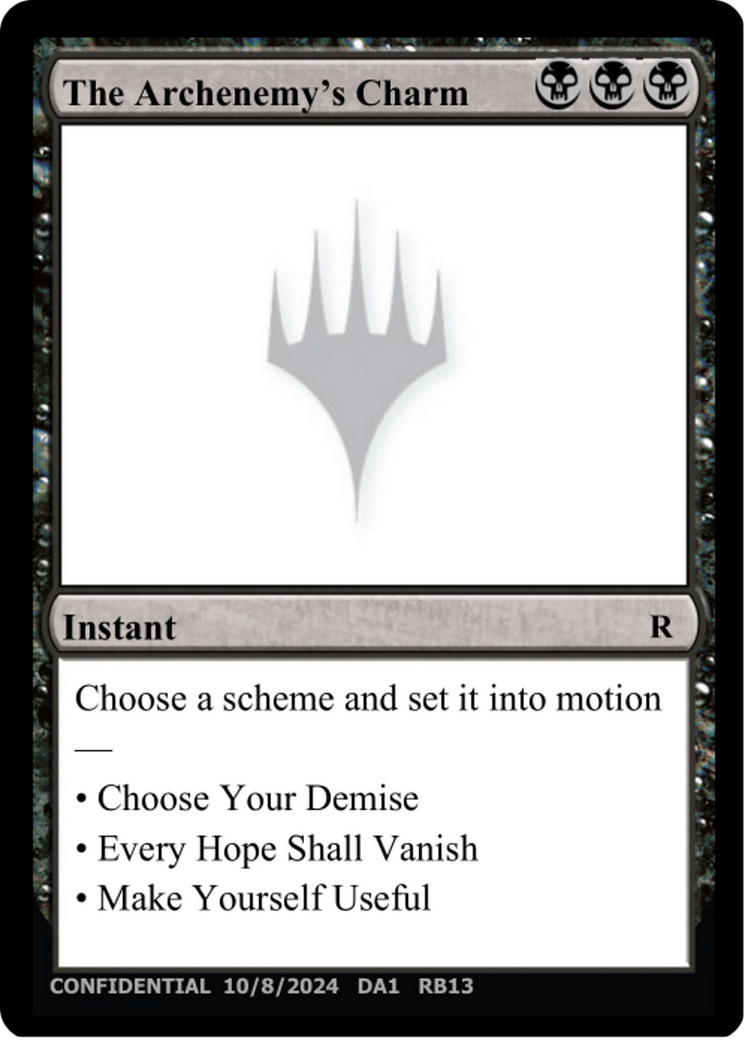 The Archenemy's Charm [Unknown Event] | Exor Games Summserside