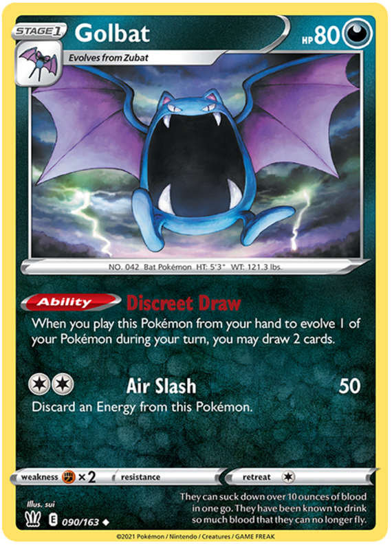 Golbat (090/163) [Sword & Shield: Battle Styles] | Exor Games Summserside