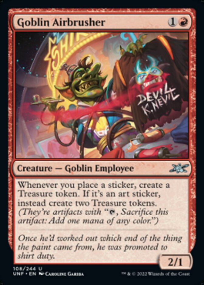 Goblin Airbrusher [Unfinity] | Exor Games Summserside