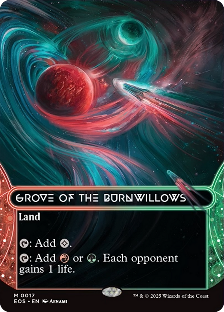 Grove of the Burnwillows (0017) (Borderless) [Edge of Eternities: Stellar Sights] | Exor Games Summserside