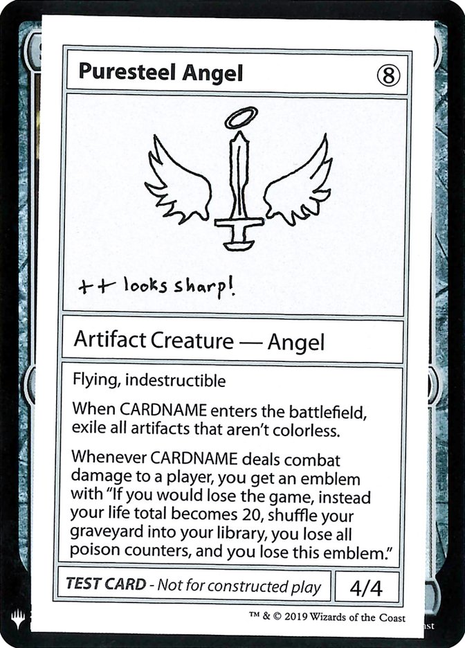 Puresteel Angel [Mystery Booster Playtest Cards] | Exor Games Summserside