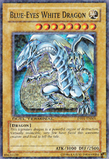 Blue-Eyes White Dragon [DT01-EN001] Super Rare | Exor Games Summserside