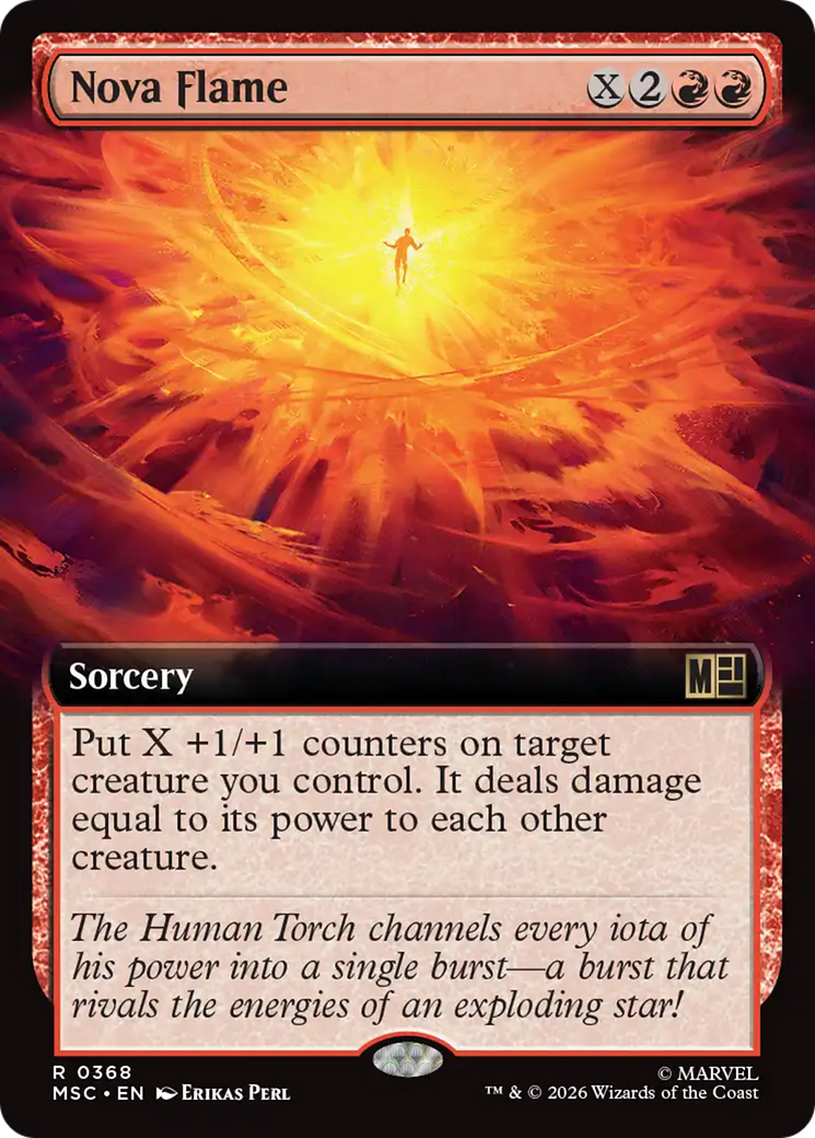 Nova Flame (Extended Art) [Marvel Super Heroes Commander] | Exor Games Summserside
