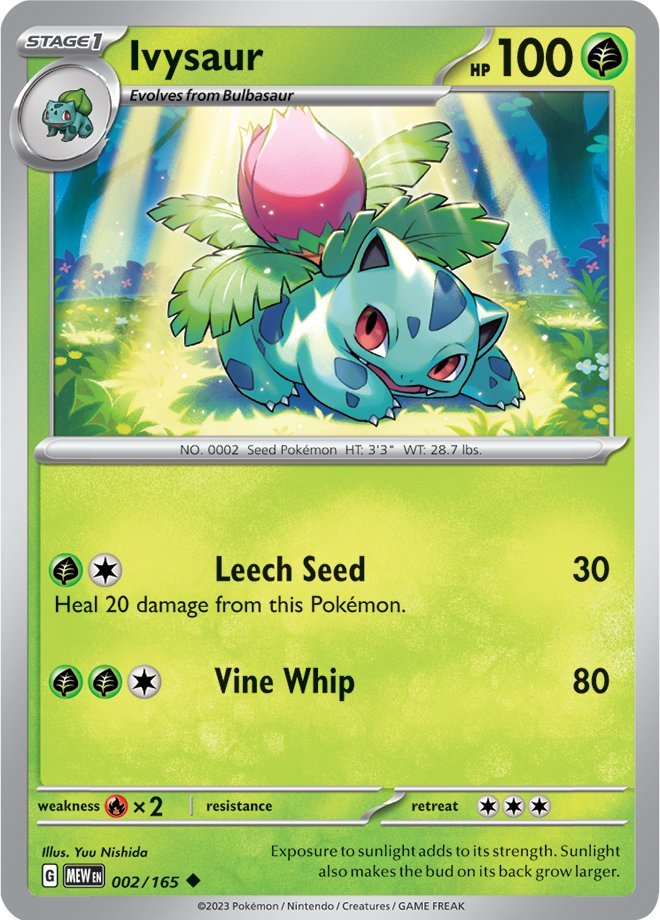 Ivysaur (002/165) [Scarlet & Violet: 151] | Exor Games Summserside