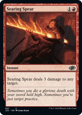 Searing Spear [Jumpstart 2022] | Exor Games Summserside