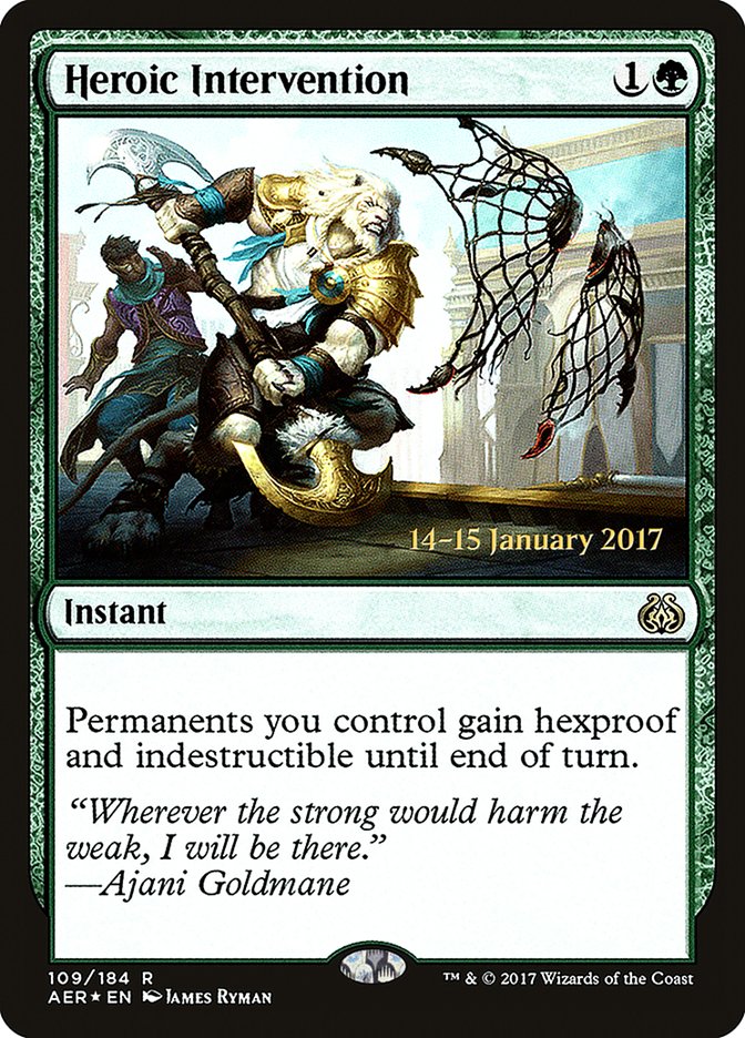 Heroic Intervention [Aether Revolt Prerelease Promos] | Exor Games Summserside