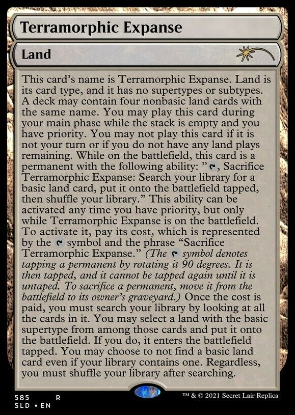 Terramorphic Expanse (Full Text) [Secret Lair Drop Promos] | Exor Games Summserside