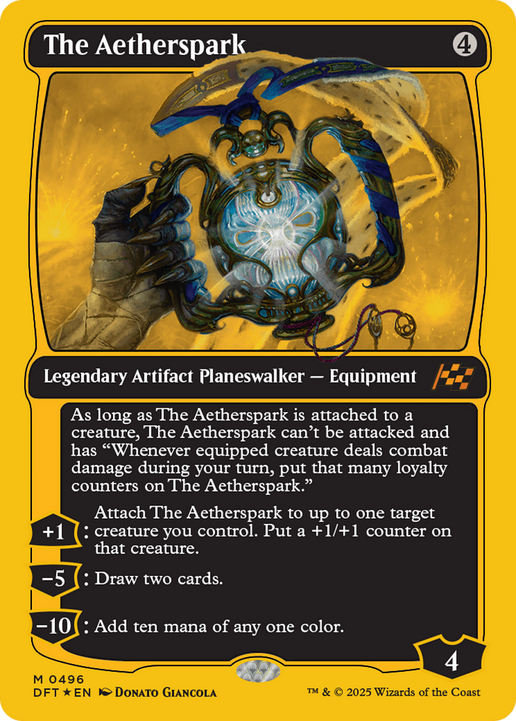 The Aetherspark (First-Place Foil) [Aetherdrift] | Exor Games Summserside