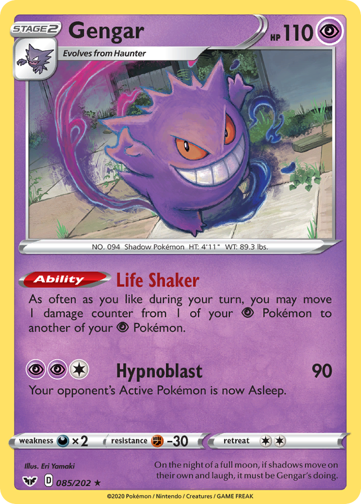 Gengar (085/202) [Sword & Shield: Base Set] | Exor Games Summserside