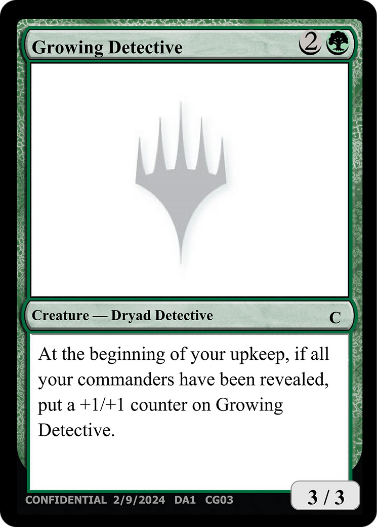 Growing Detective [Unknown Event] | Exor Games Summserside