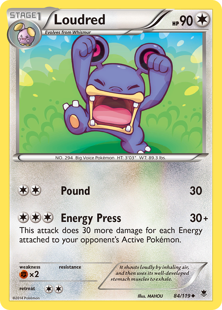 Loudred (84/119) [XY: Phantom Forces] | Exor Games Summserside