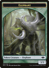 Goblin (010) // Elephant (012) Double-Sided Token [Modern Horizons Tokens] | Exor Games Summserside