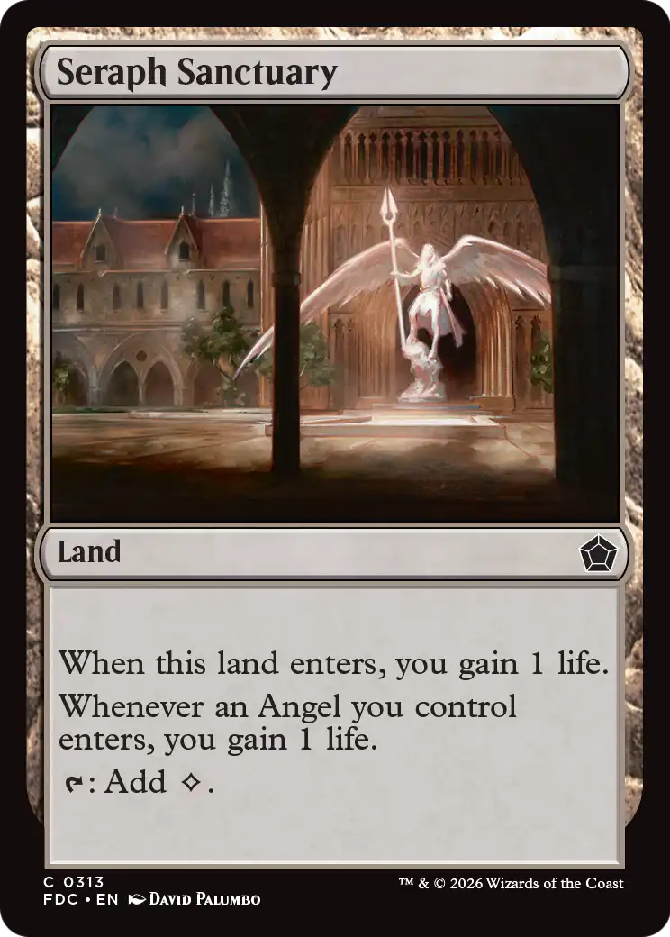 Seraph Sanctuary [Foundations Commander] | Exor Games Summserside