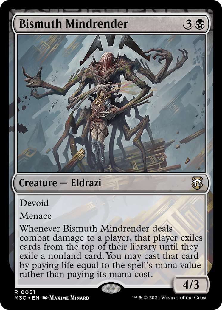 Bismuth Mindrender (Ripple Foil) [Modern Horizons 3 Commander] | Exor Games Summserside