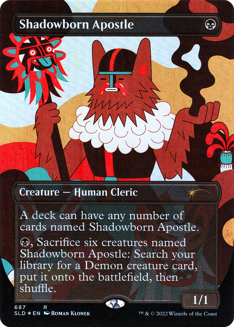 Shadowborn Apostle (687) (Borderless) [Secret Lair Drop Promos] | Exor Games Summserside