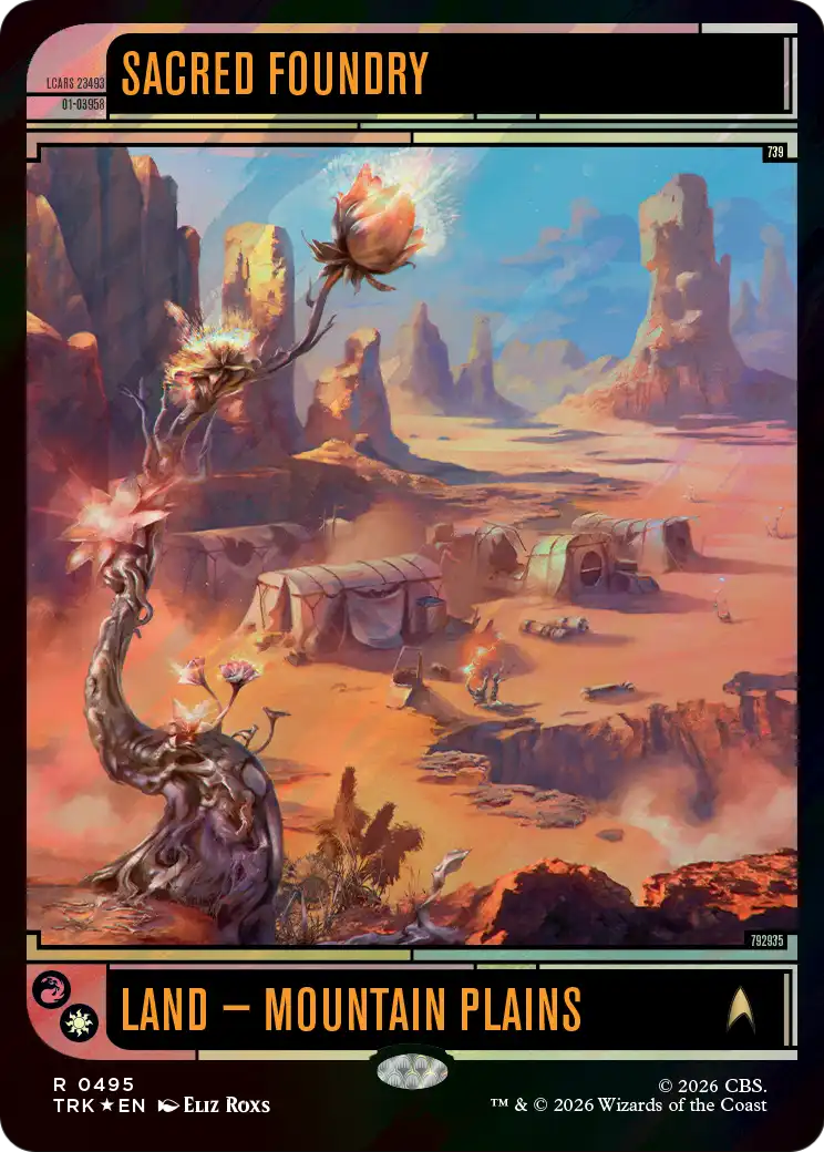 Sacred Foundry (Surge Foil) [Star Trek] | Exor Games Summserside