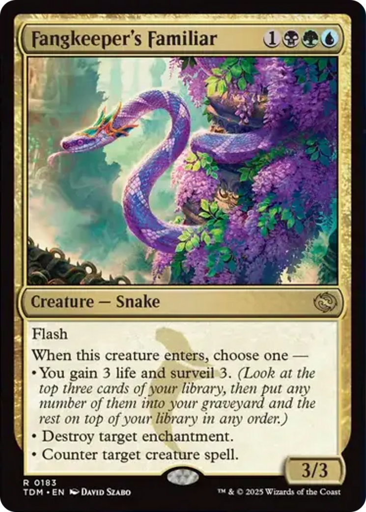 Fangkeeper's Familiar [Tarkir: Dragonstorm] | Exor Games Summserside