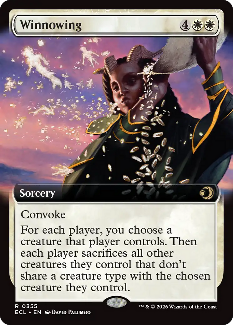 Winnowing (Extended Art) [Lorwyn Eclipsed] | Exor Games Summserside