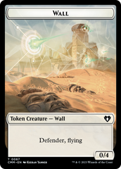 Wall // Kor Ally Double-Sided Token [Commander Masters Tokens] | Exor Games Summserside