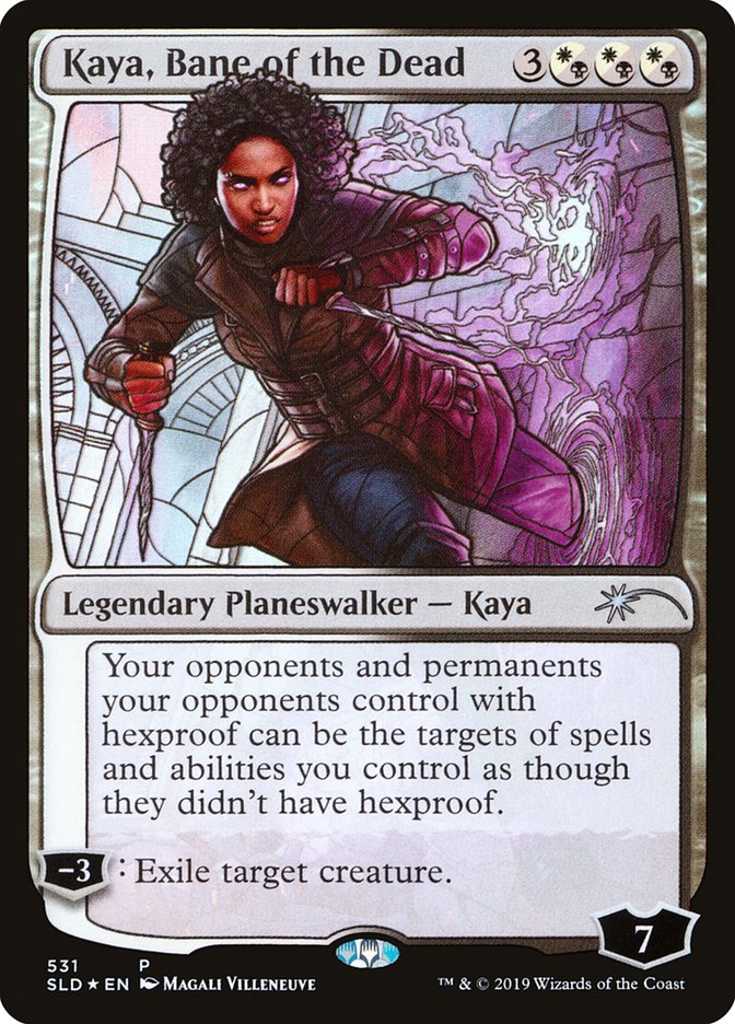 Kaya, Bane of the Dead (Stained Glass) [Secret Lair Drop Promos] | Exor Games Summserside