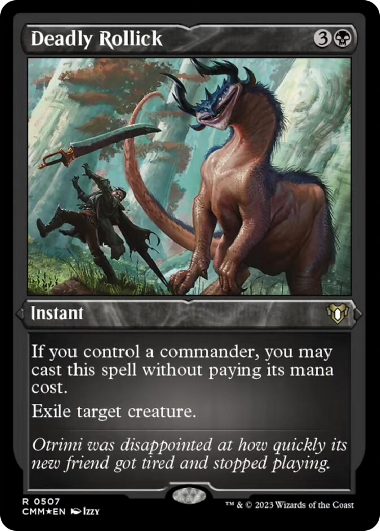 Deadly Rollick (Foil Etched) [Commander Masters] | Exor Games Summserside