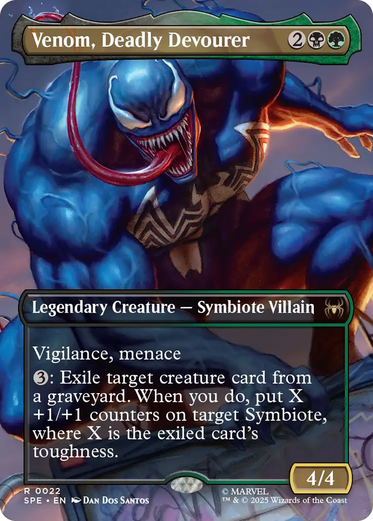 Venom, Deadly Devourer (Borderless) [Marvel's Spider-Man: Eternal-Legal] | Exor Games Summserside