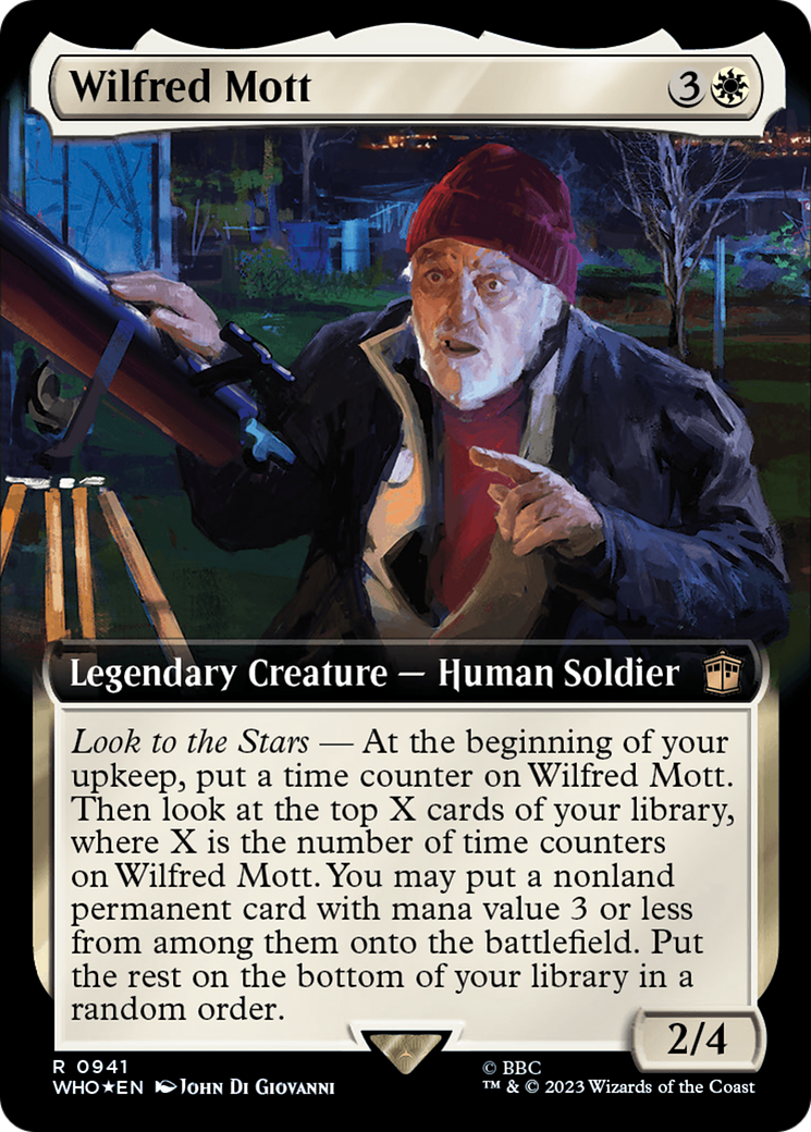 Wilfred Mott (Extended Art) (Surge Foil) [Doctor Who] | Exor Games Summserside