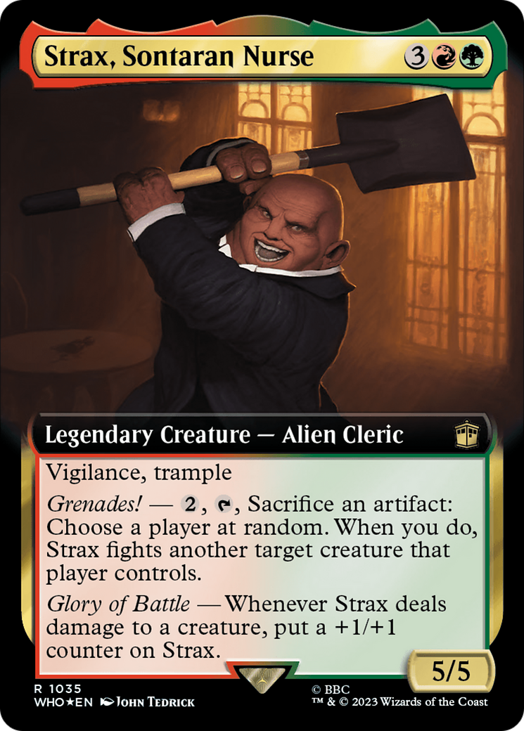 Strax, Sontaran Nurse (Extended Art) (Surge Foil) [Doctor Who] | Exor Games Summserside