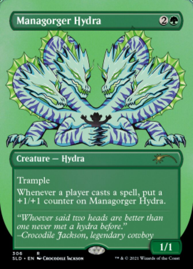 Managorger Hydra (Borderless) (Foil Etched) [Secret Lair Drop Series] | Exor Games Summserside