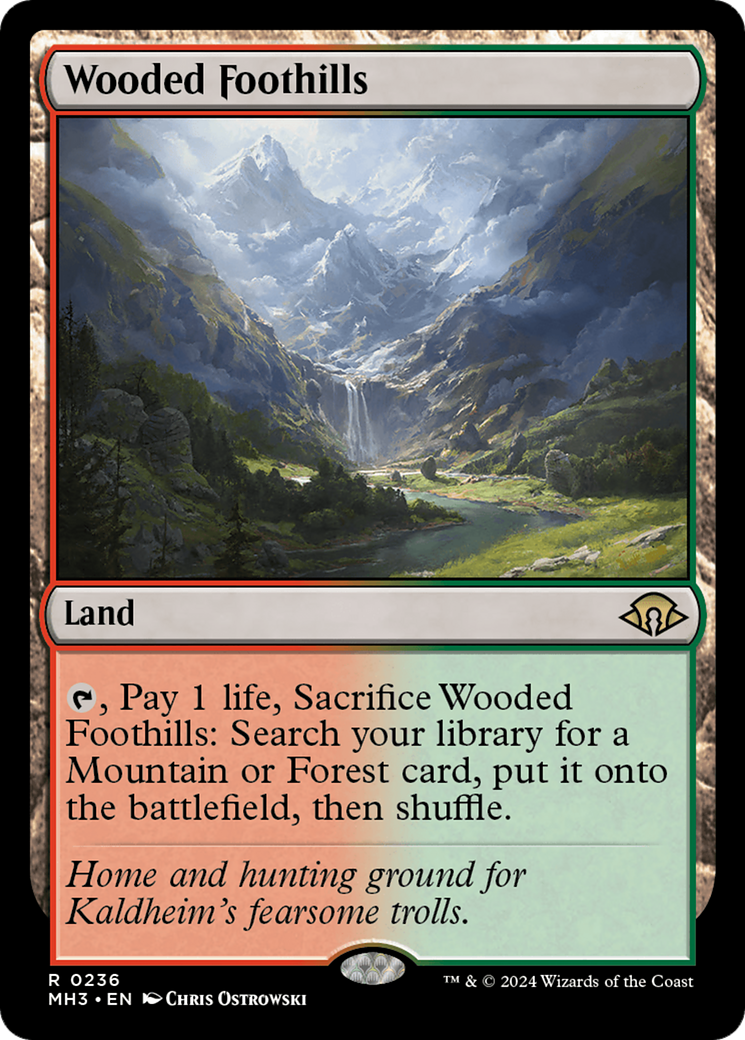 Wooded Foothills [Modern Horizons 3] | Exor Games Summserside