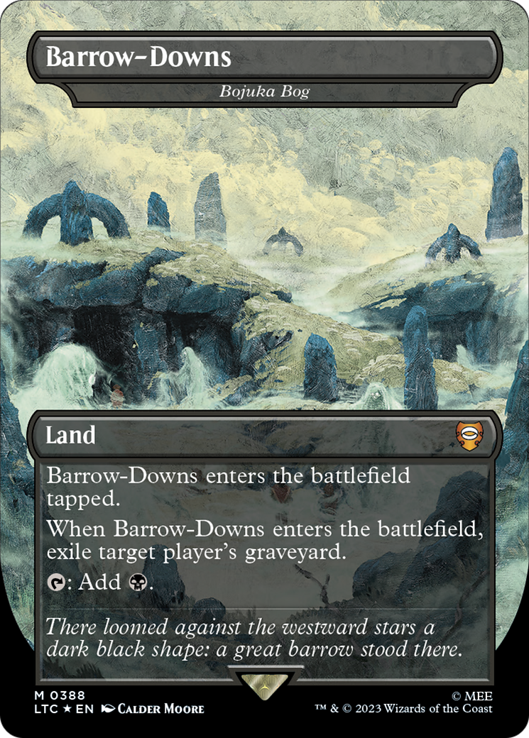 Barrow-Downs - Bojuka Bog (Surge Foil Realms and Relics) [The Lord of the Rings: Tales of Middle-Earth Commander] | Exor Games Summserside