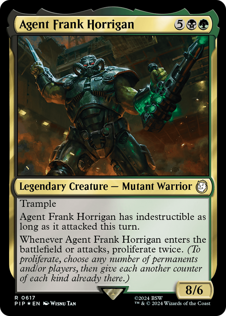 Agent Frank Horrigan (Surge Foil) [Fallout] | Exor Games Summserside