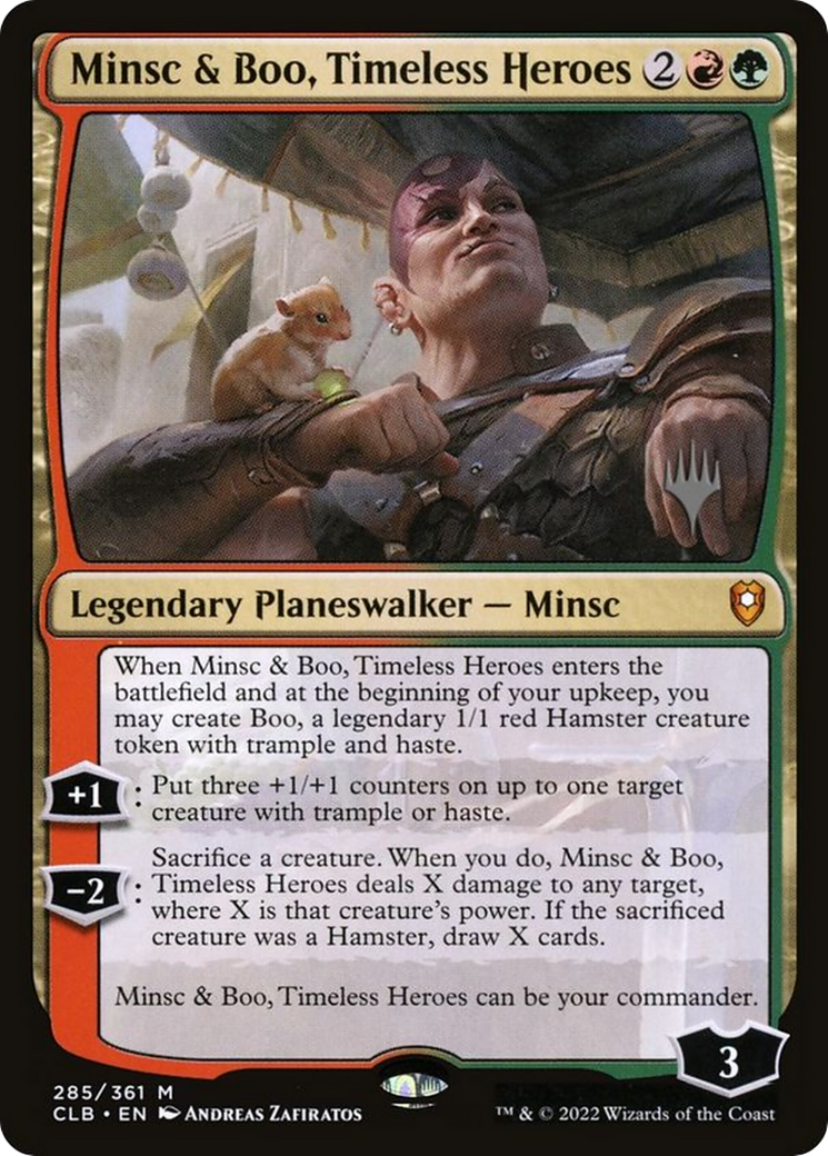 Minsc & Boo, Timeless Heroes (Promo Pack) [The Lost Caverns of Ixalan Promos] | Exor Games Summserside